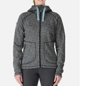 RAB Blue Amy Hoody Zip Up Sweatshirt Size XS